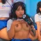 DIY- Latina Tetona se mete una toalla con furia por su vagina hasta chorrear sin control